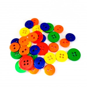 Decorative Medium Buttons - Primary Colors
